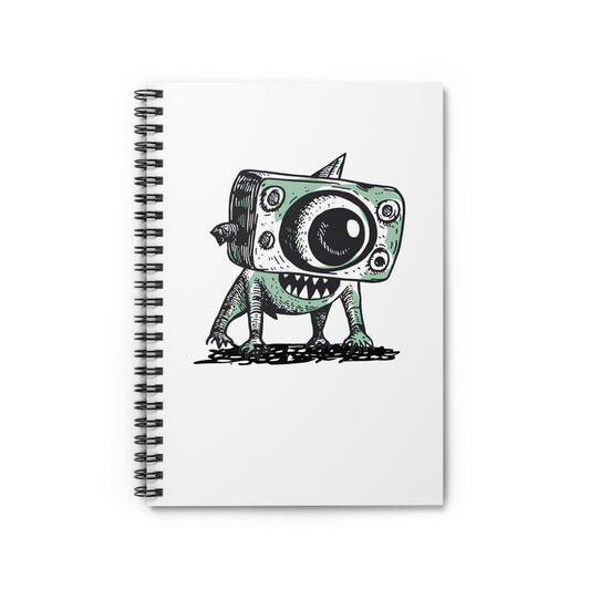 Camera Dog Spiral Notebook - Ruled Line