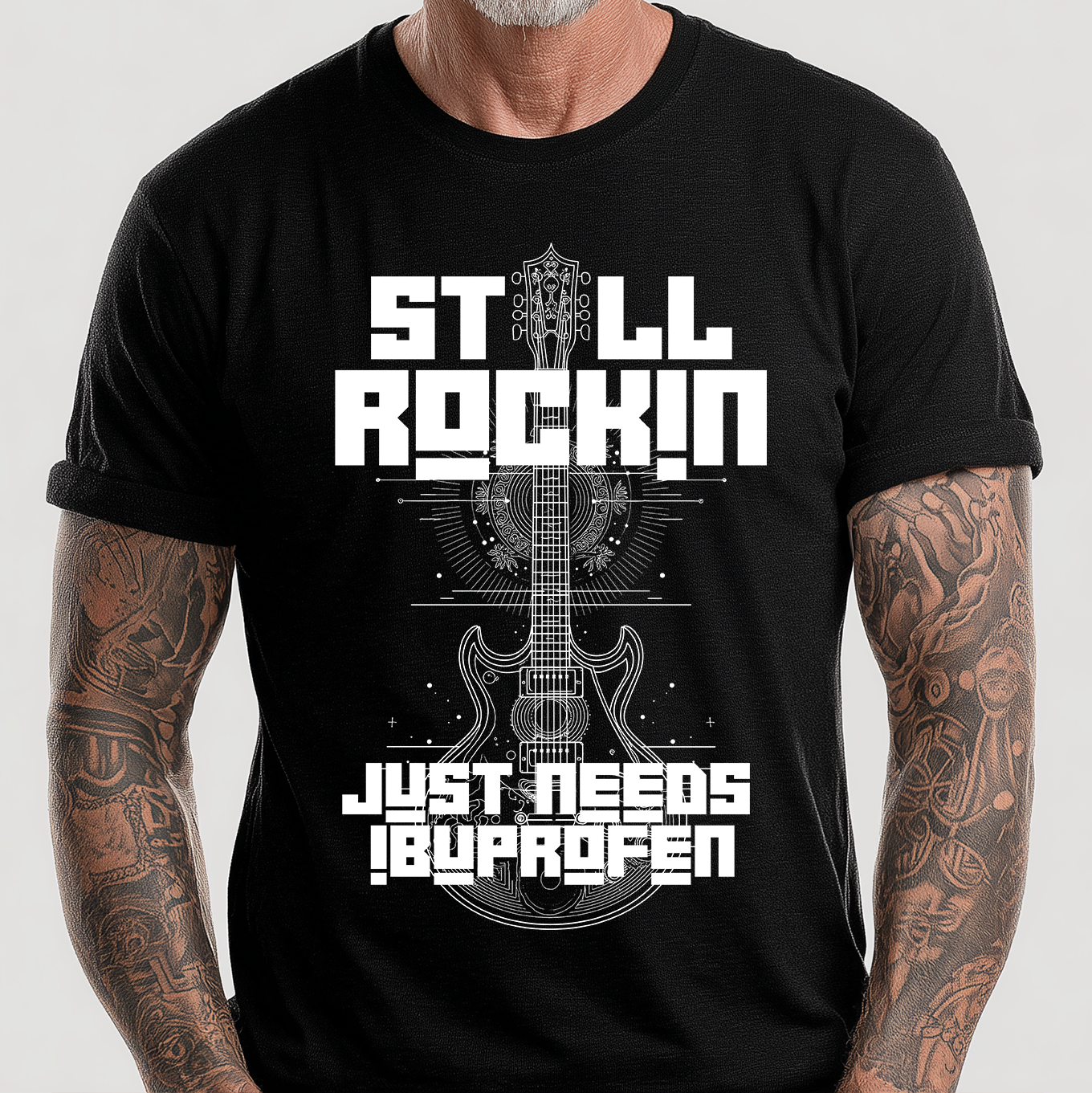 “Still Rockin', Just Needs Ibuprofen” Classic Rock T-Shirt – Westhaven Road