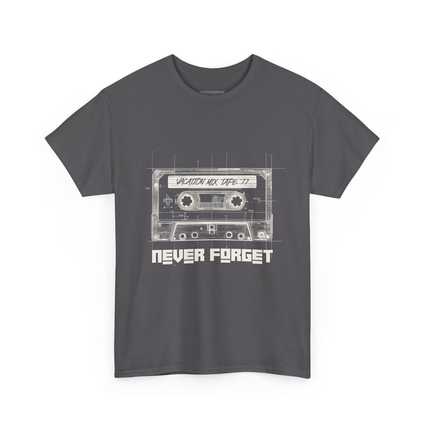 “Never Forget” Vintage Cassette Tape T-Shirt – Westhaven Road