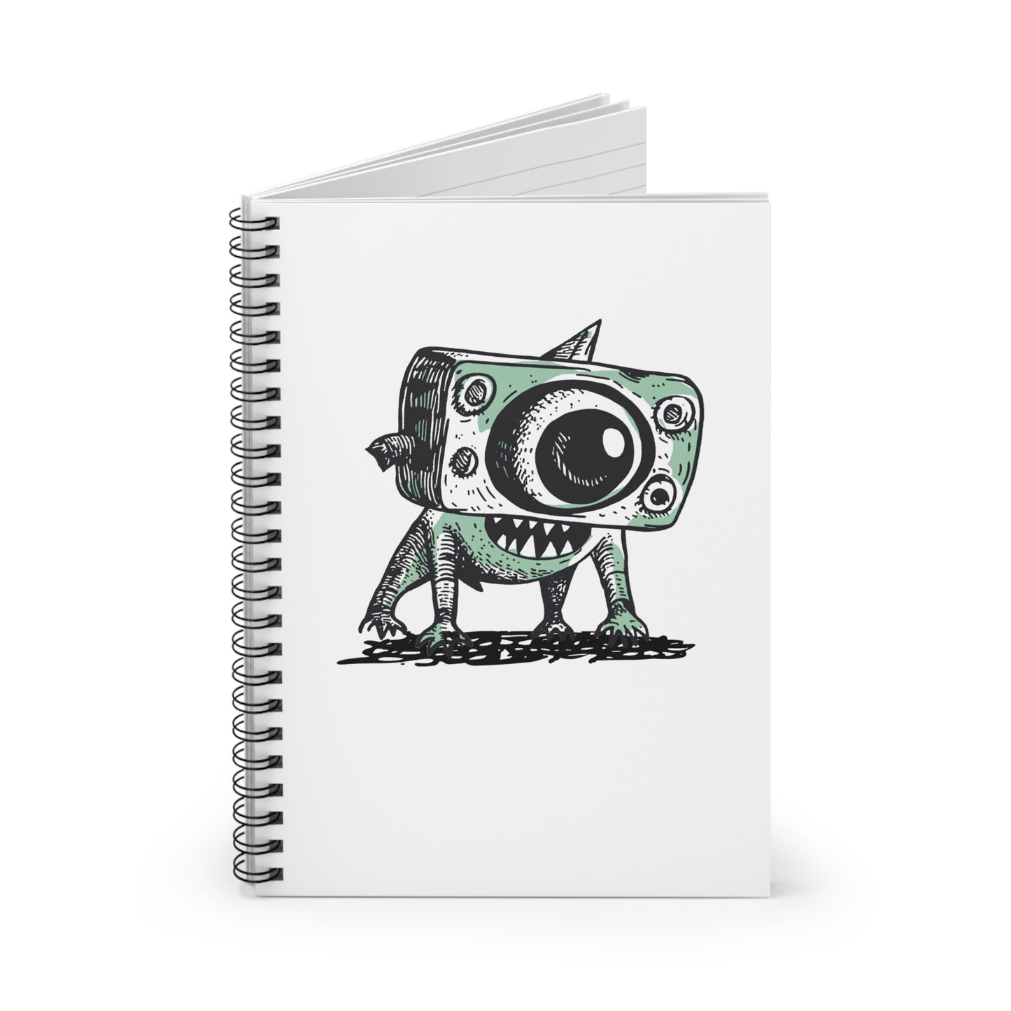 Camera Dog Spiral Notebook - Ruled Line